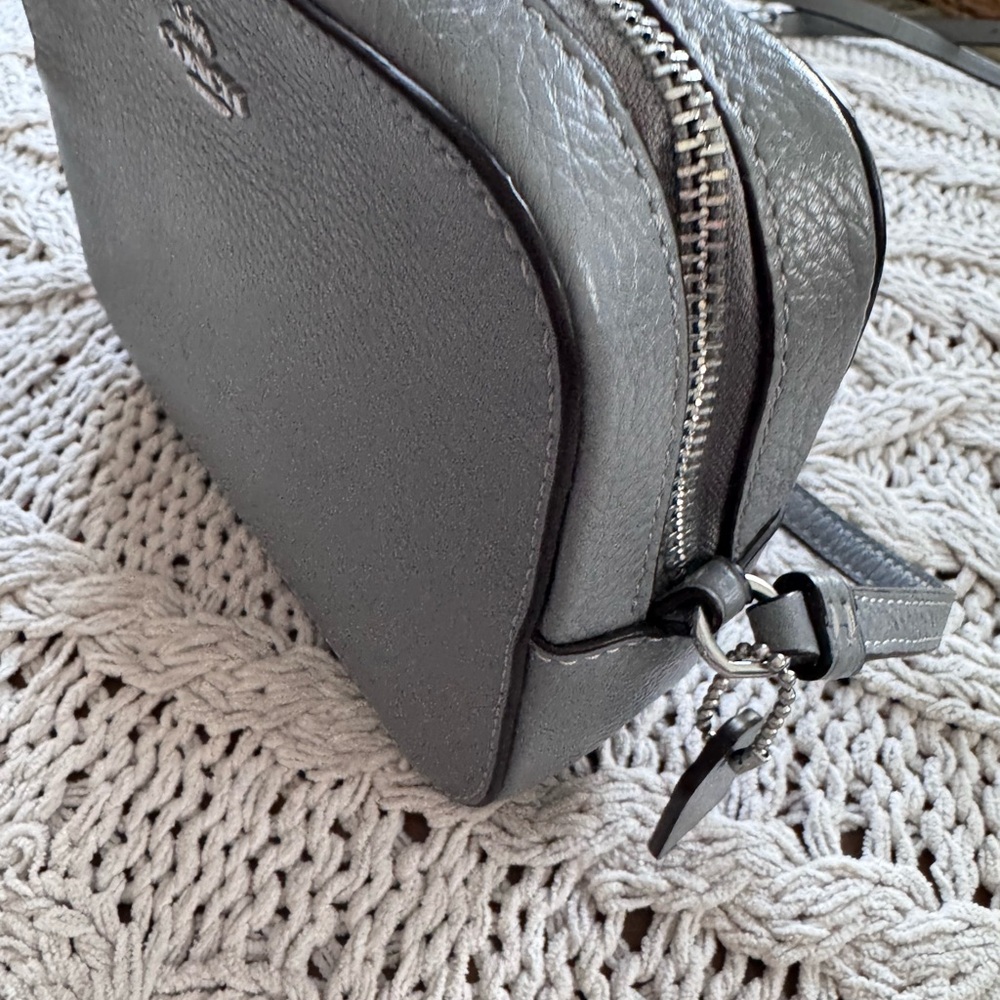 Coach Pebble Leather Crossbody Bag and Wallet in Gray - Picture 3 of 8